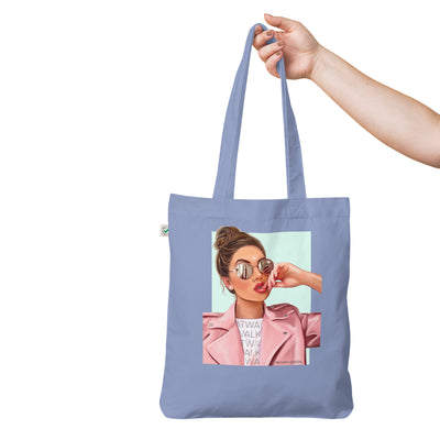 Organic fashion tote bag