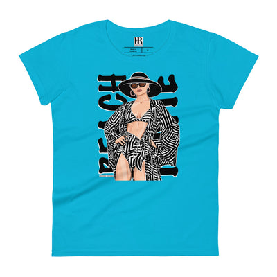 Women's short sleeve Beach time t-shirt