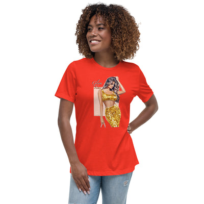 Women's Relaxed T-Shirt Glam time