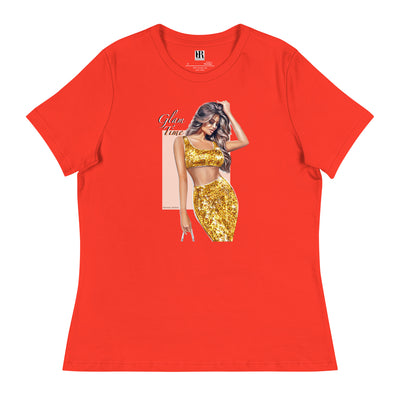 Women's Relaxed T-Shirt Glam time