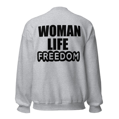 Unisex crewneck Sweatshirt with Zendegi (Life) imprint