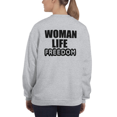 Unisex crewneck Sweatshirt with Zendegi (Life) imprint