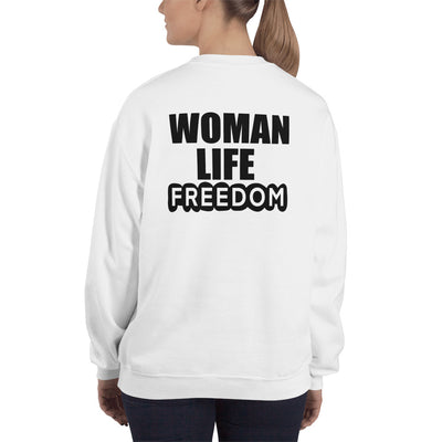 Unisex crewneck Sweatshirt with Zendegi (Life) imprint