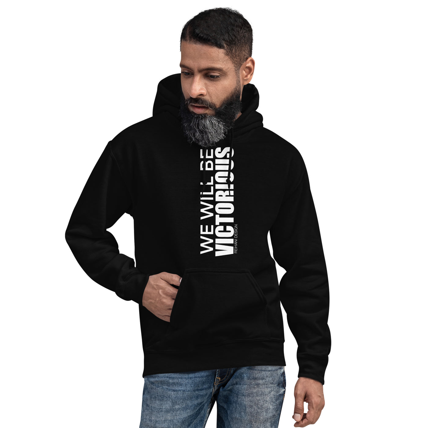 Unisex Hoodie with "WE WILL BE VICTORIOUS" IMPRINT